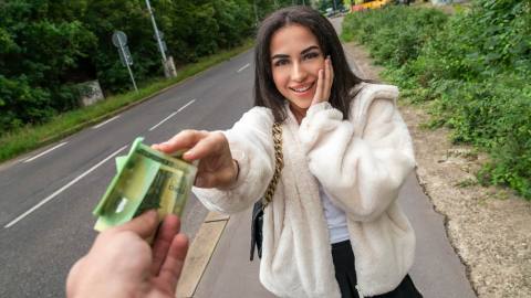 За деньги красивая телочка согласилась ебаться